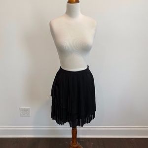 Joie avenia pleated tiered skirt